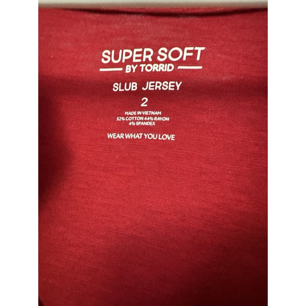 Super Soft By Torrid Size 2x 2 Cinched Sleeves To… - image 5